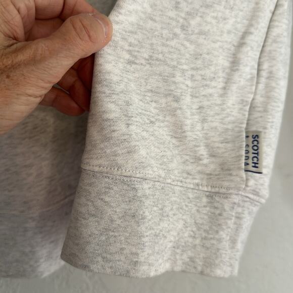 Scotch & Soda Amsterdam Couture Embroidered Logo Sweatshirt Y2K Designer - Picture 8 of 10